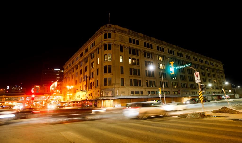 The Hudson’s Bay Company heritage building in downtown Winnipeg. One of the landmark stores formerly run by the Hudson's Bay Co. is about to undergo a major transformation in the name of reconciliation with Indigenous people.