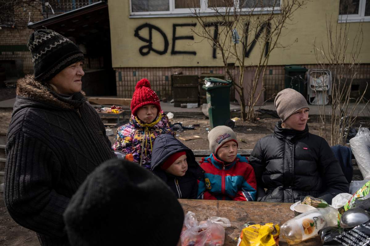 Bucha Russia Ukraine war children