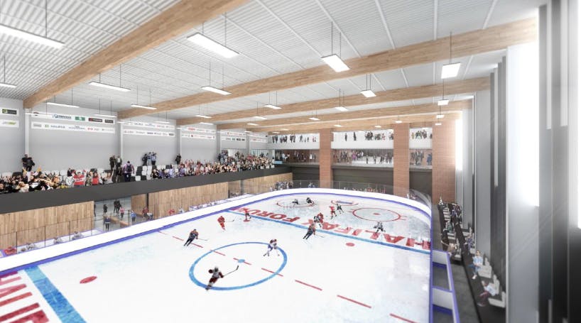 The redeveloped Halifax Forum would include two NHL-sized ice surfaces.