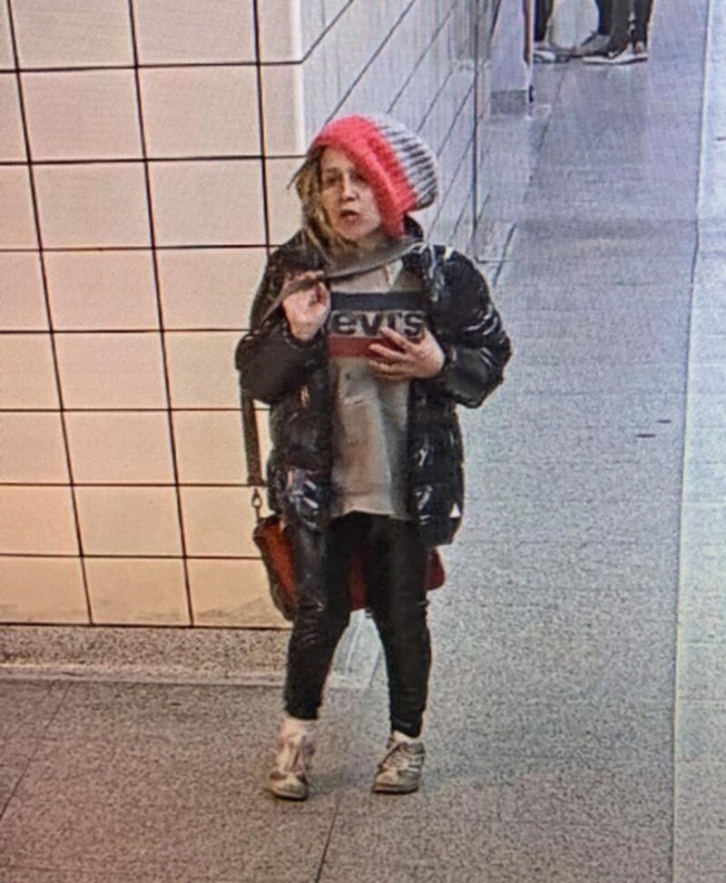 A photo of the suspect wanted by police after a woman was pushed onto TTC subway tracks at Yonge-Bloor subway station on April 17, 2022.