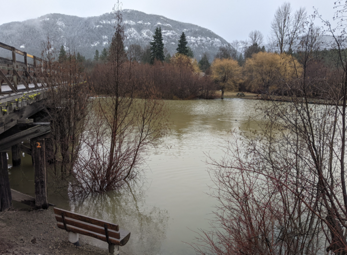 The Tulameen River, seen here rising in 2018.