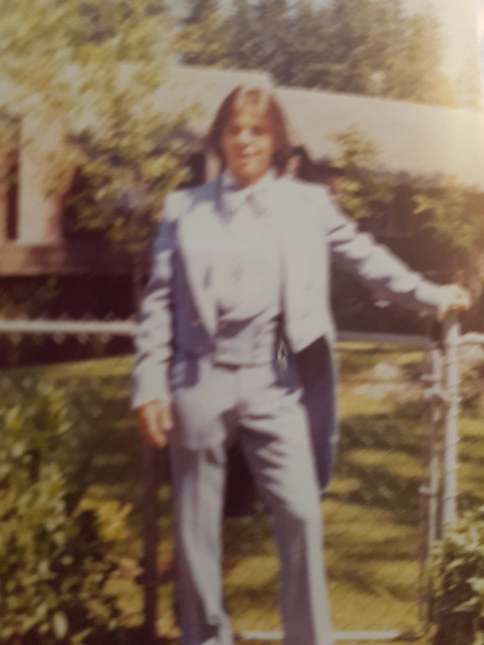 Bruce Nichol graduating from Carson Graham Senior Secondary in 1977.
