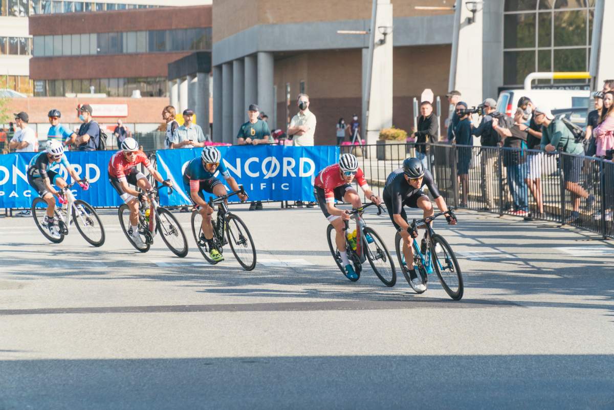Racers seen at a previous Tour de Concord criterium race. 