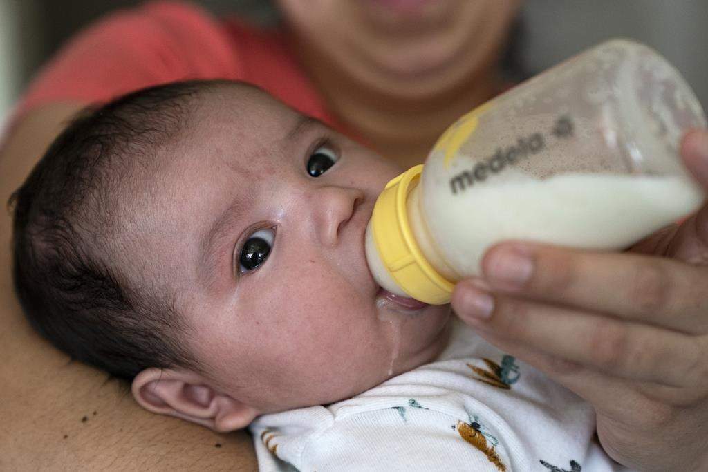 The B.C. government is asking pharmacies to keep certain specialized baby formulas behind the counter to protect supply. 