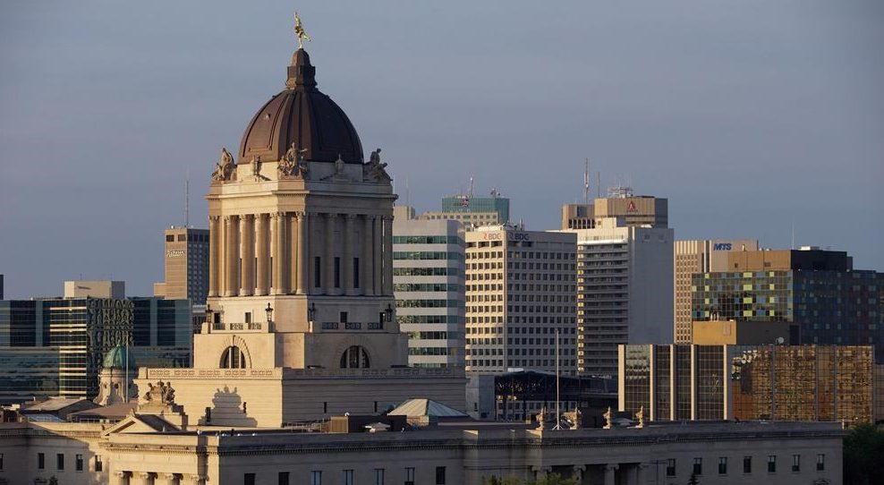 The Manitoba Legislature in Winnipeg.