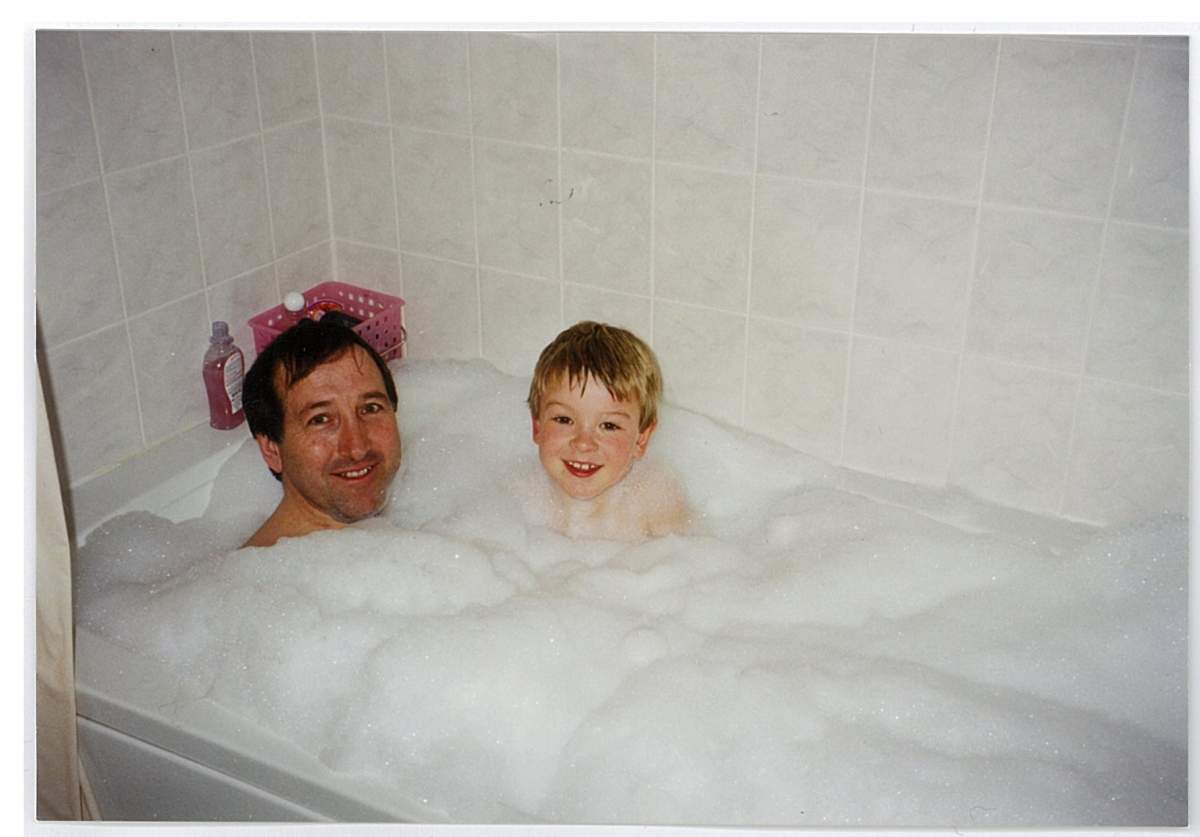 Father and son.