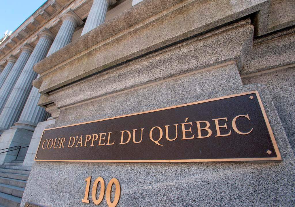 The Quebec Court of Appeal is seen Wednesday, March 27, 2019, in Montreal. THE CANADIAN PRESS/Ryan Remiorz.