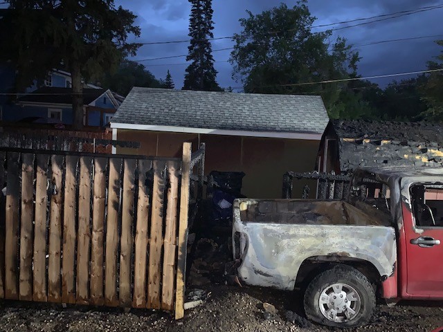 800 Block of Avenue H South for a shed on fire at 2:26 a.m.  
