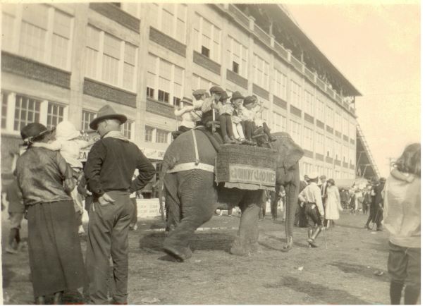 Calgary Stampede midway in 1923.