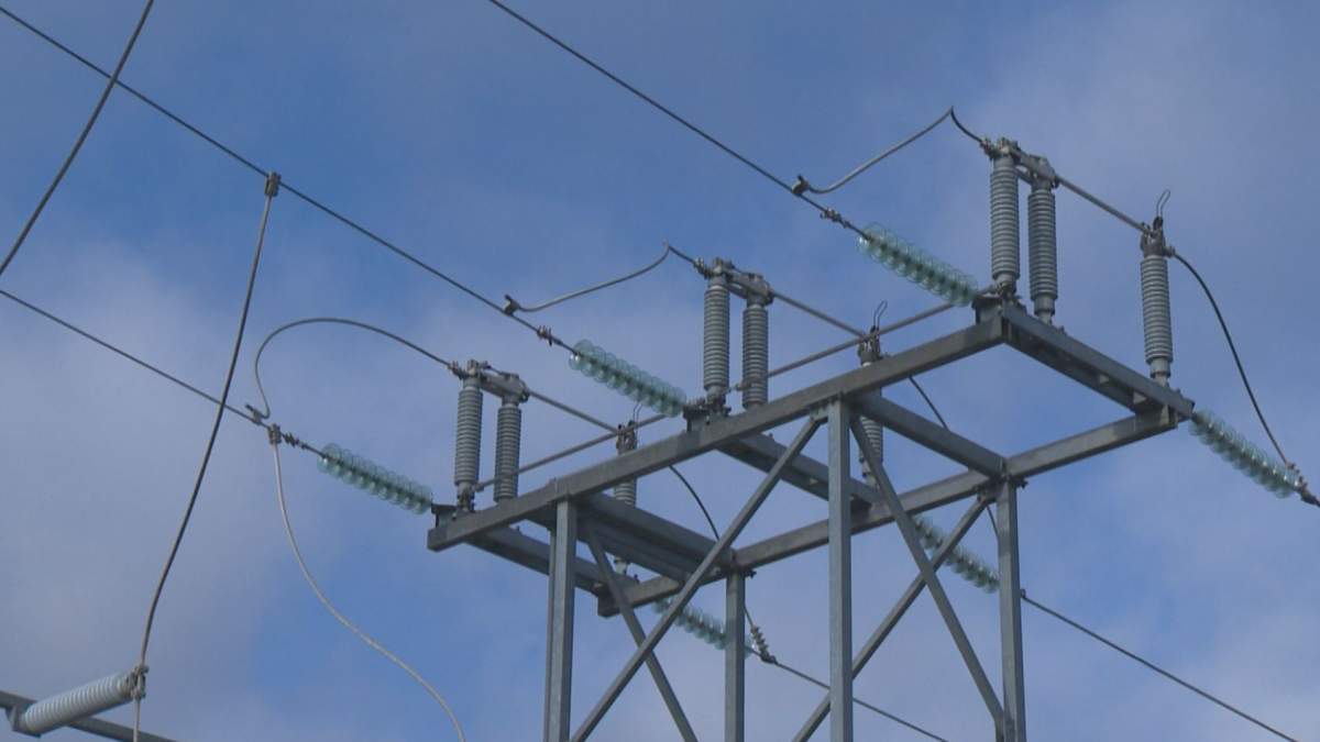 FILE. Power lines at a FortisBC substation in Kelowna, B.C.