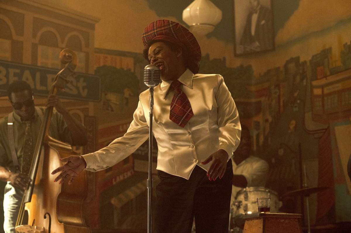 'Elvis,' Shonka Dukureh, as Big Mama Thornton, 2022.