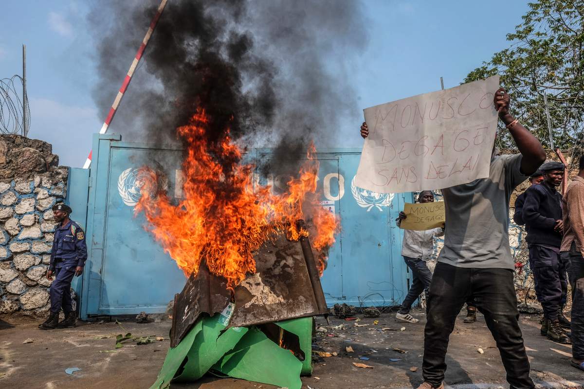 Congo UN Protest