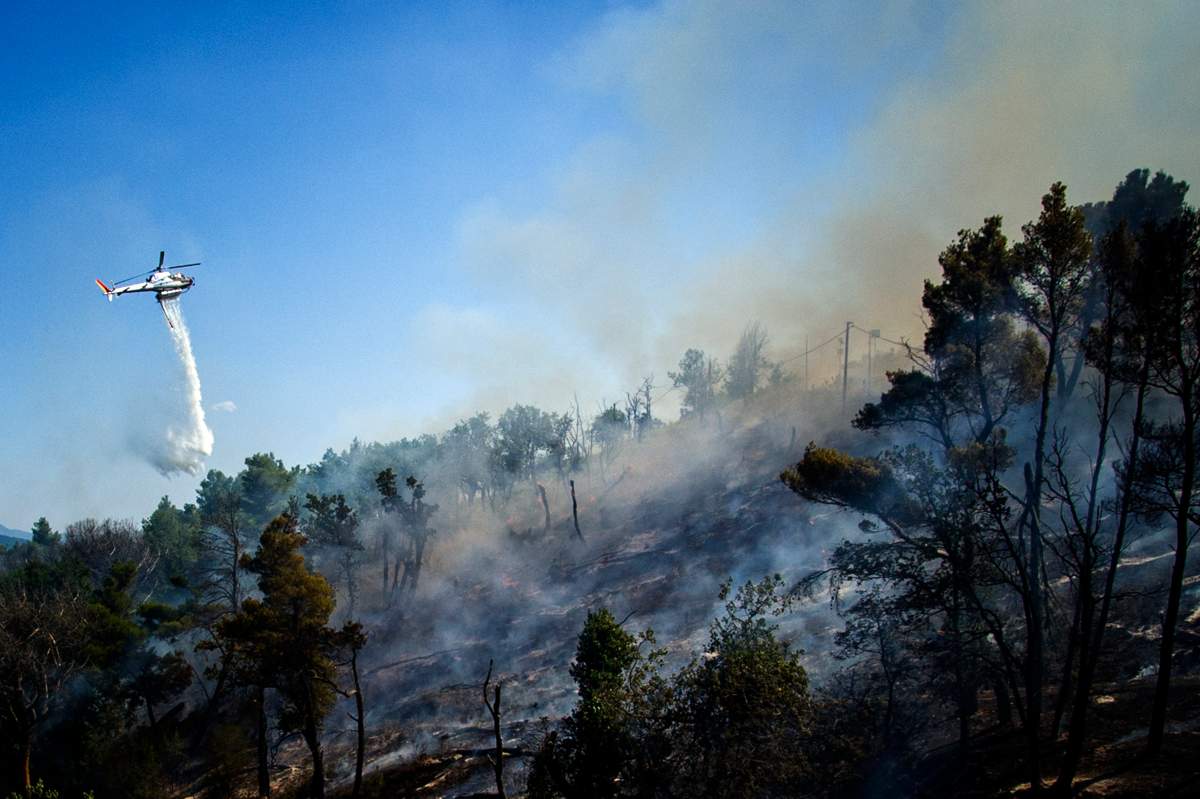Italy wildfire
