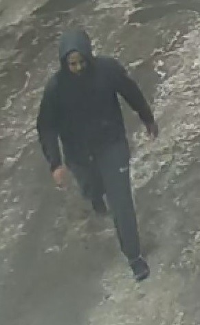 Edmonton police are trying to identify a suspect wanted in connection with a shooting at a lounge in the area of 124 Street and 118 Avenue on March 12, 2022.