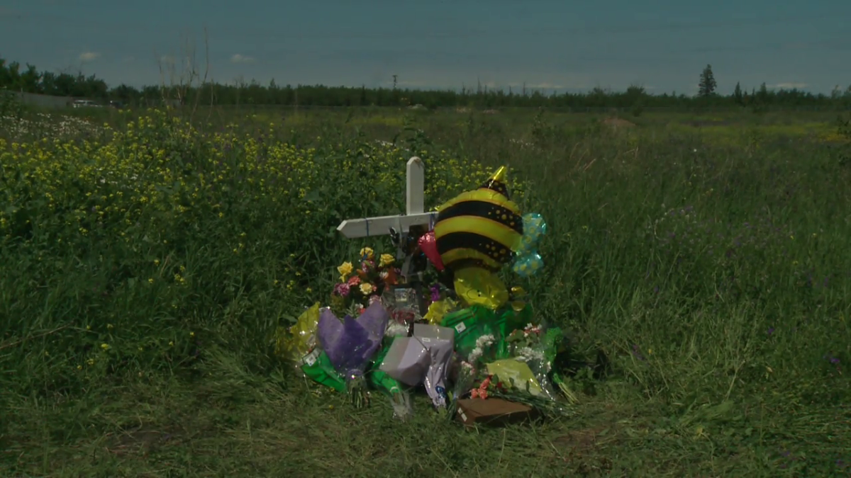 Motorcycle colission victim memorial
