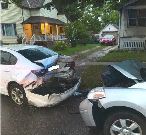 A 23-year-old Sarnia, Ont., resident is facing impaired driving charges after a driver crashed into a parked car on Confederation Street on Saturday, Aug. 20.