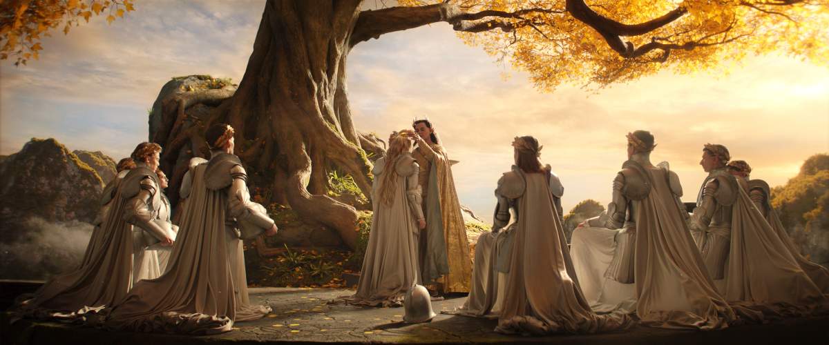 Morfydd Clark (Galadriel), Benjamin Walker (High King Gil-galad)