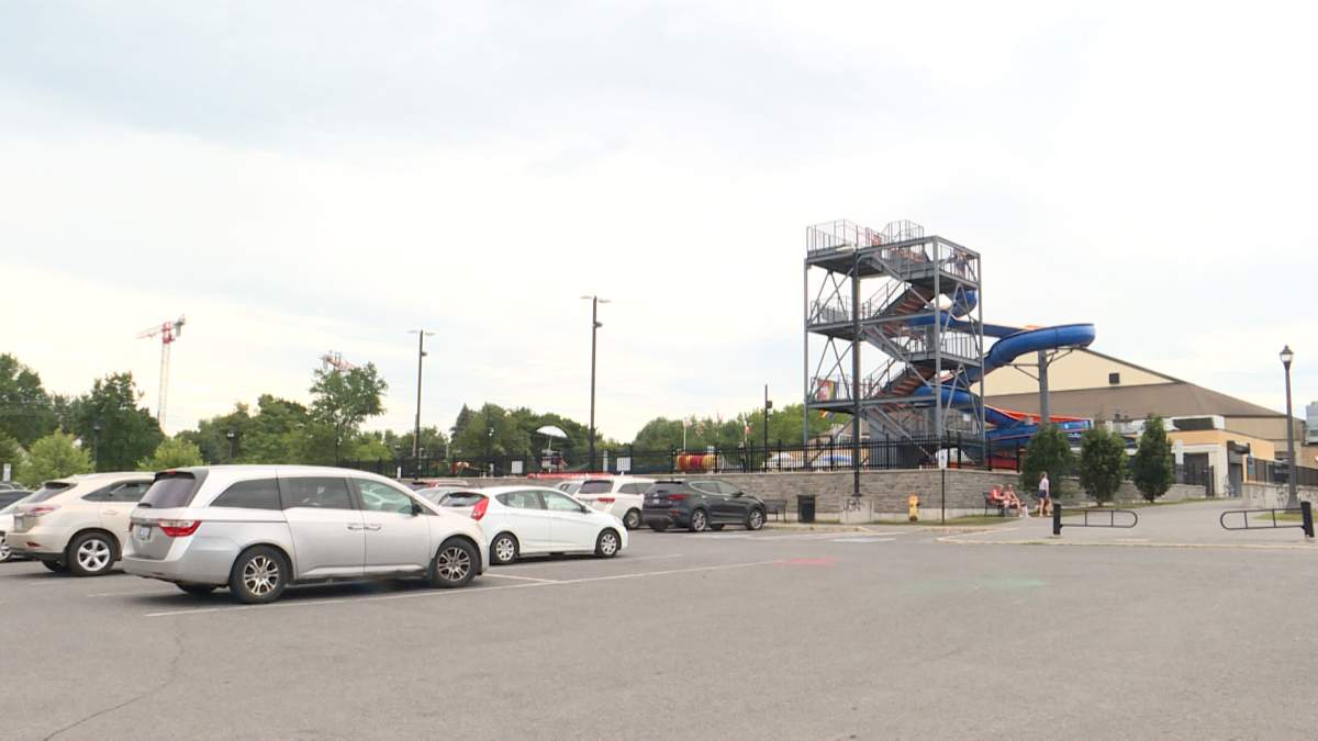 Kingston's Culligan Water Park as seen in this file photo from 2022. City council voted in favour of building an enclosure around the water park on March 5, 2024.
