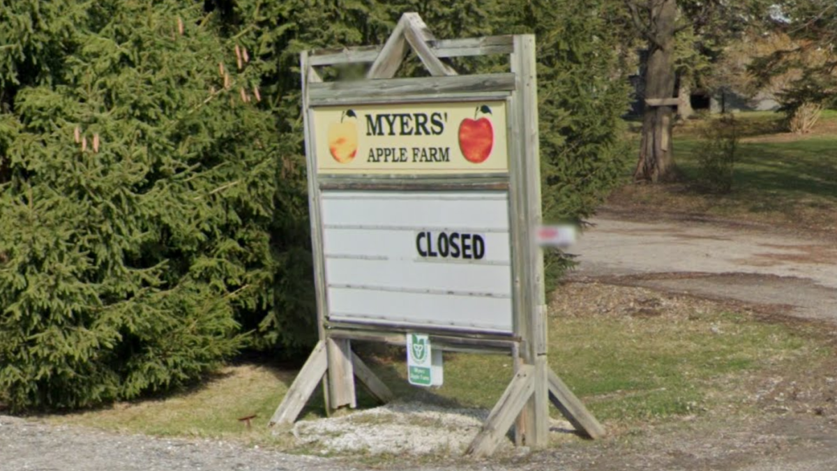 Myers Apple Farm in Copetown, Ont. will not be opening for the 2022 season due to a personal matter.