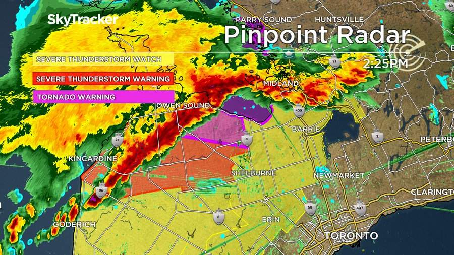 Severe thunderstorm watch for Barrie, Orillia, Grey-Bruce areas ends - image