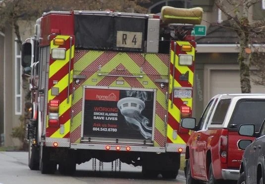 The Surrey Fire Service is assisting the Surrey RCMP with an investigation into four brush fires in the Cloverdale area that appear to have been "deliberately started" on Tues. Aug. 16, 2022.