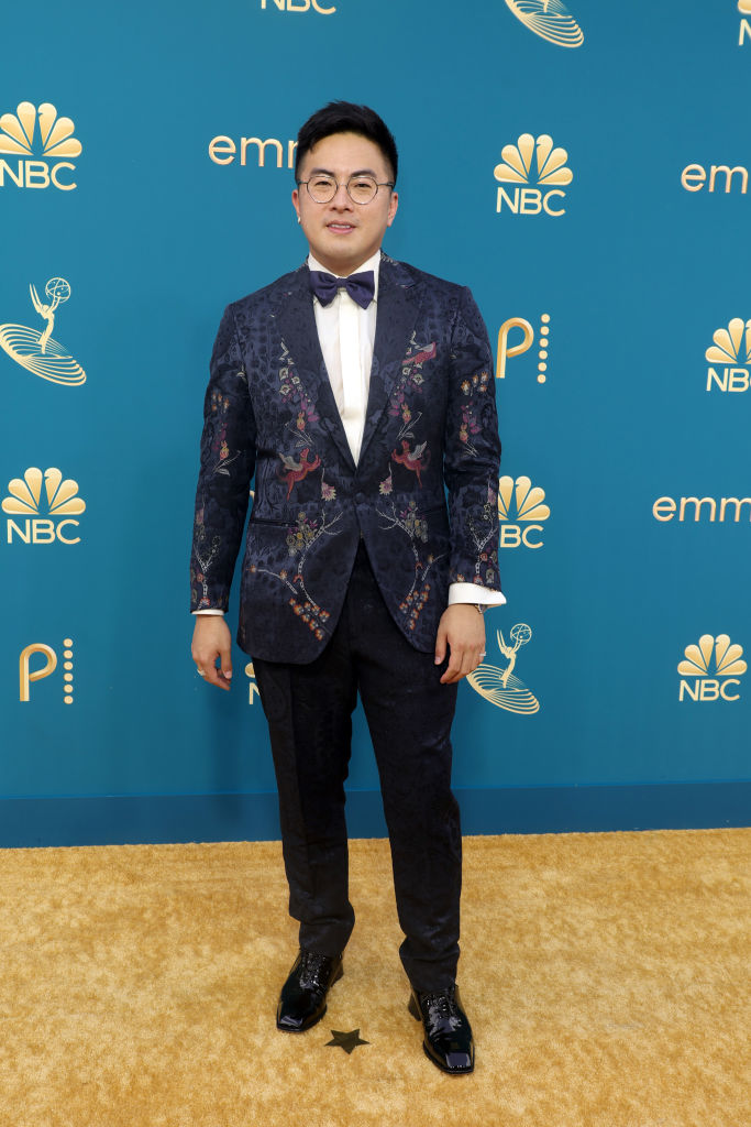 Bowen Yang attends the 74th Primetime Emmys at Microsoft Theater on September 12, 2022 in Los Angeles, California.