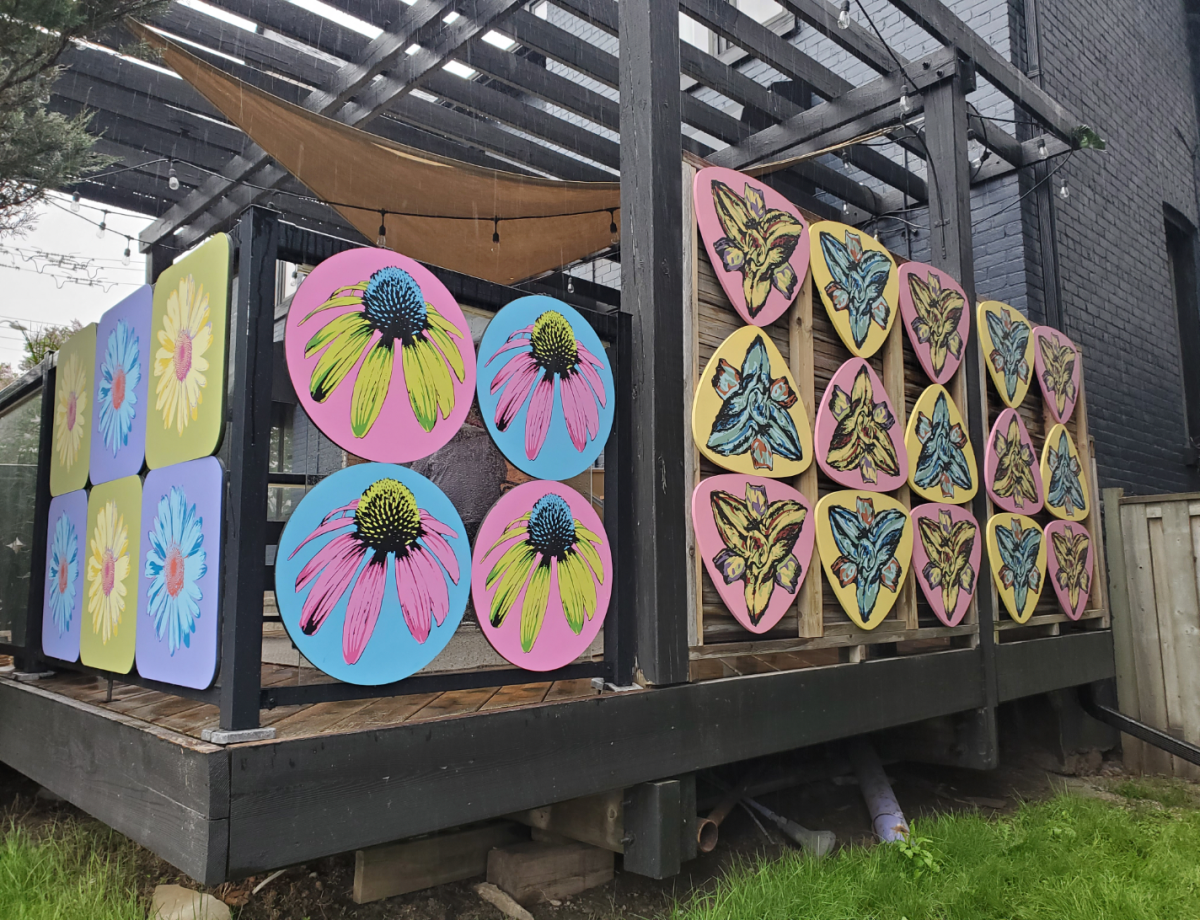 Garden Party by PRNT Collective at ​Michael & Marion’s, 89 Bayfield St. in Barrie, Ont.