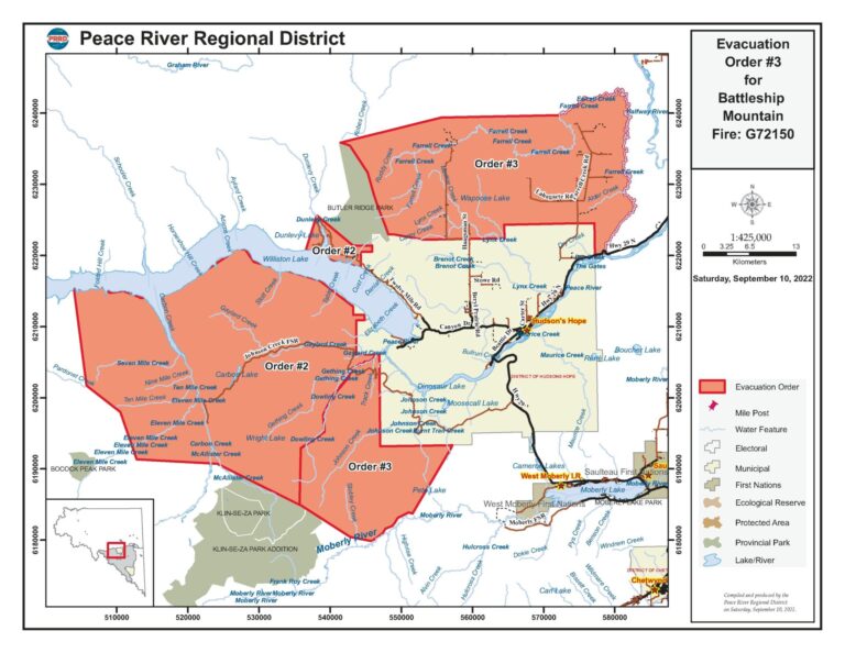 Evacuation order expanded for areas around Battleship Mountain wildfire. (Sept. 11, 2022)