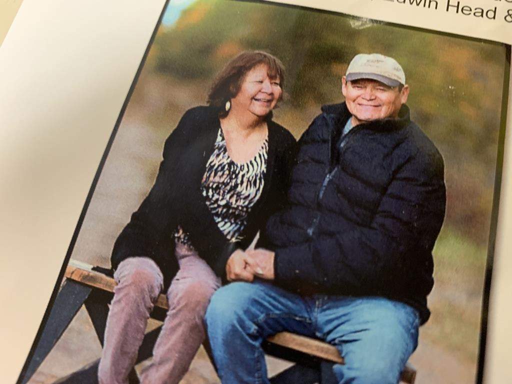 Joyce and Earl Burns are shown in this photo. Earl Burns died in the 2022 stabbing attacks and the recovery of his wife, Joyce Burns, has been slow. THE CANADIAN PRESS