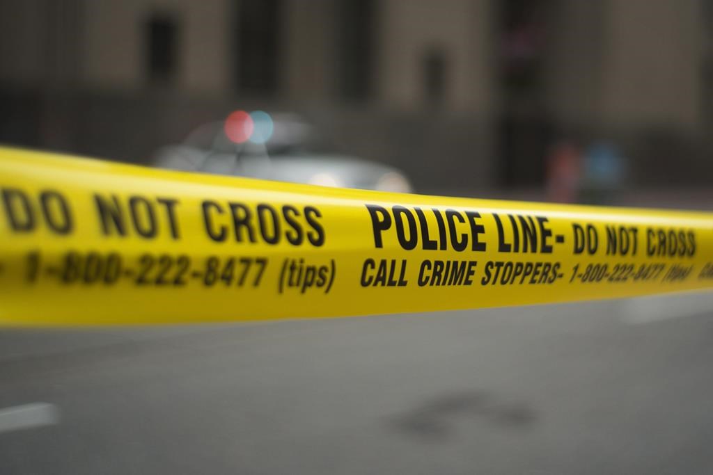 Police tape.