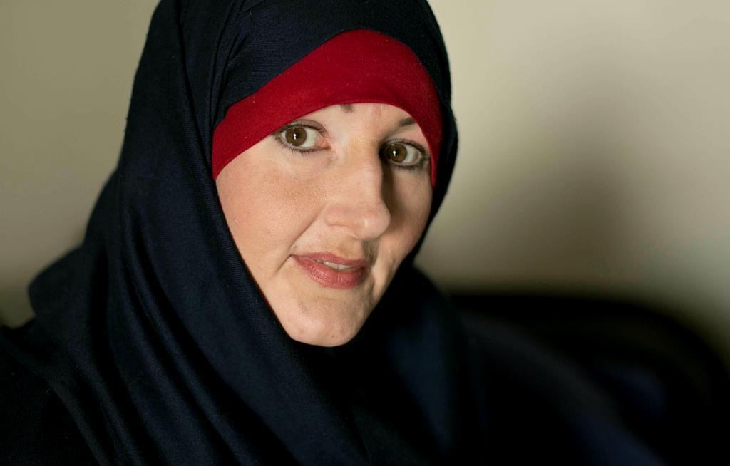 Kimberly Polman, at Roj Camp, Syria, April 3, 2019. THE CANADIAN PRESS/AP, Maya Alleruzzo