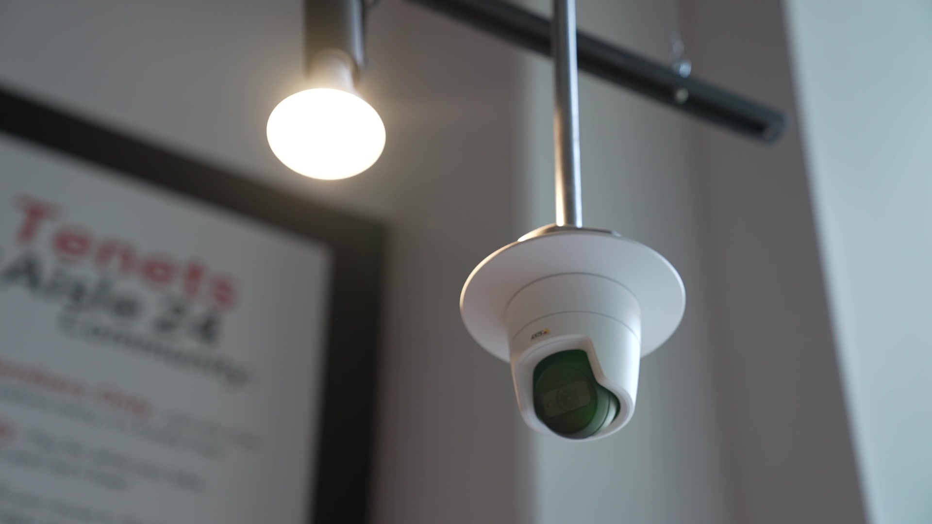 AI Security camera at Aisle 24