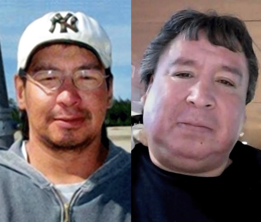 Donald Mamakwa, left, and Roland McKay, right, are seen in an undated composite image of two handout photographs.  THE CANADIAN PRESS/HO-Office of the Chief Coroner, *MANDATORY CREDIT*