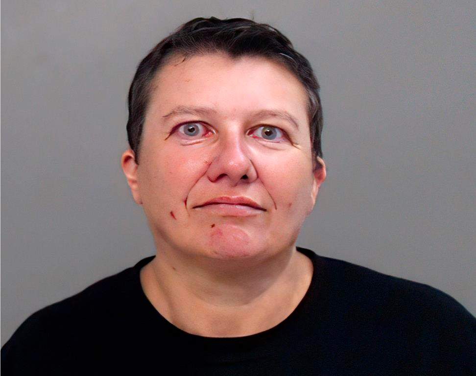 This photo provided by the Hidalgo County (Texas) Sheriff's Office, shows the booking photo of Pascale Ferrier.  