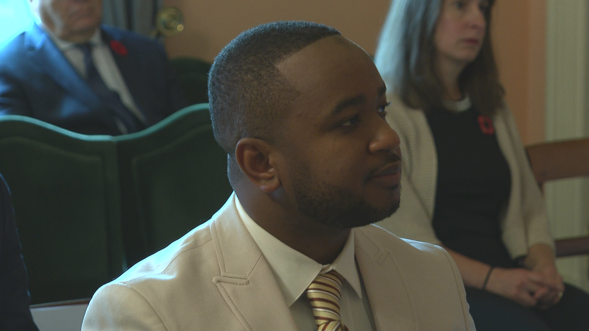 Mamadou Oury Diallo received the Human Rights Award on Thursday.
