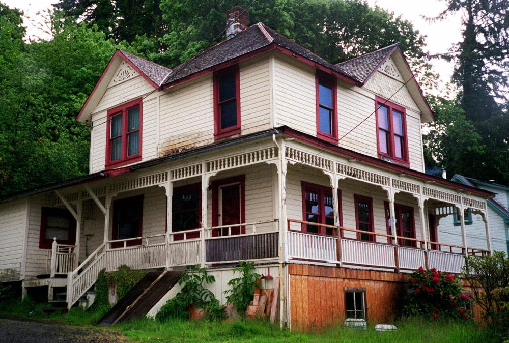The house featured in the Steven Spielberg film "The Goonies" is seen in Astoria, Ore., on May 24, 2001.