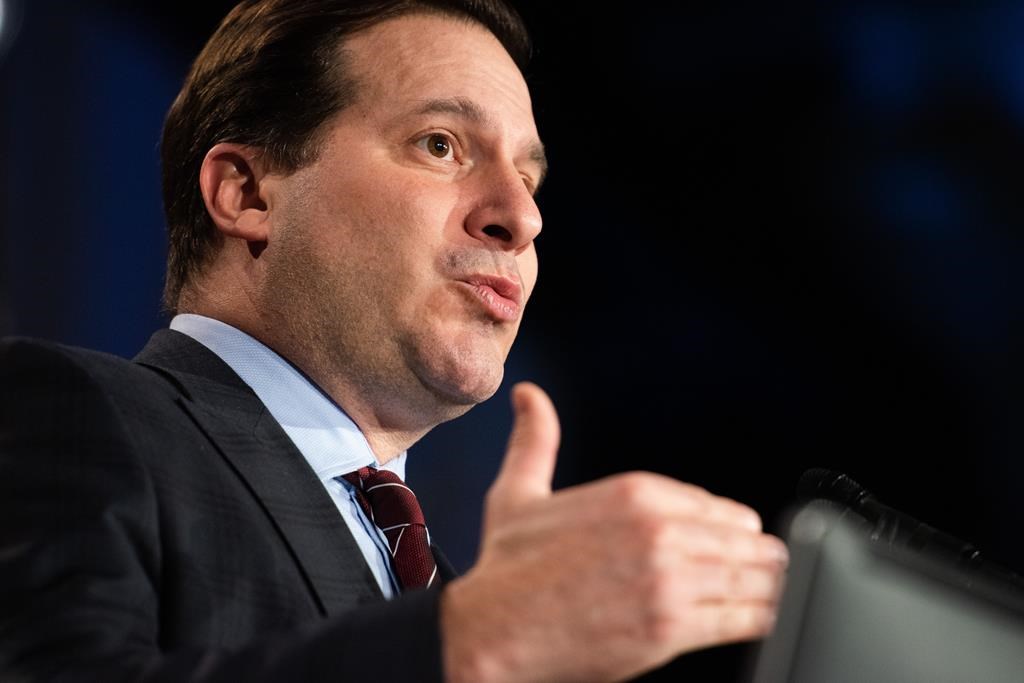 Public Safety Minister Marco Mendicino unveiled new crime prevention funding for youth during a visit to London, Ont., on Jan. 16, 2023.