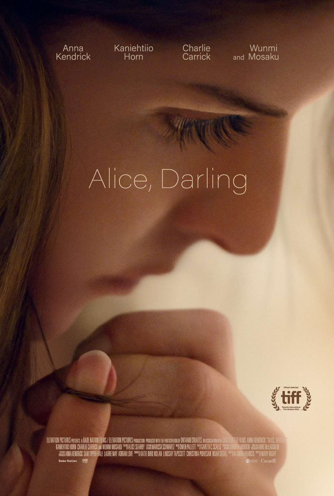 'Alice, Darling' movie poster.