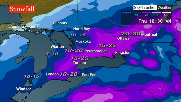 A ‘major winter storm’ is set to hit southern Ontario. Here’s a look at what’s expected - image