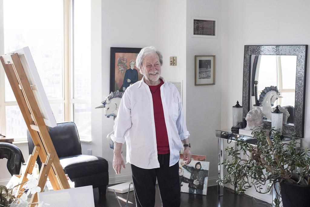 Actor Gordon Pinsent poses for a portrait in his Toronto home on Tuesday February 27, 2018. THE CANADIAN PRESS/Chris Young