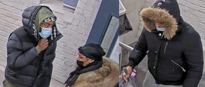 Three suspect photos released in connection with Elnaz Hajtamiri's abduction.