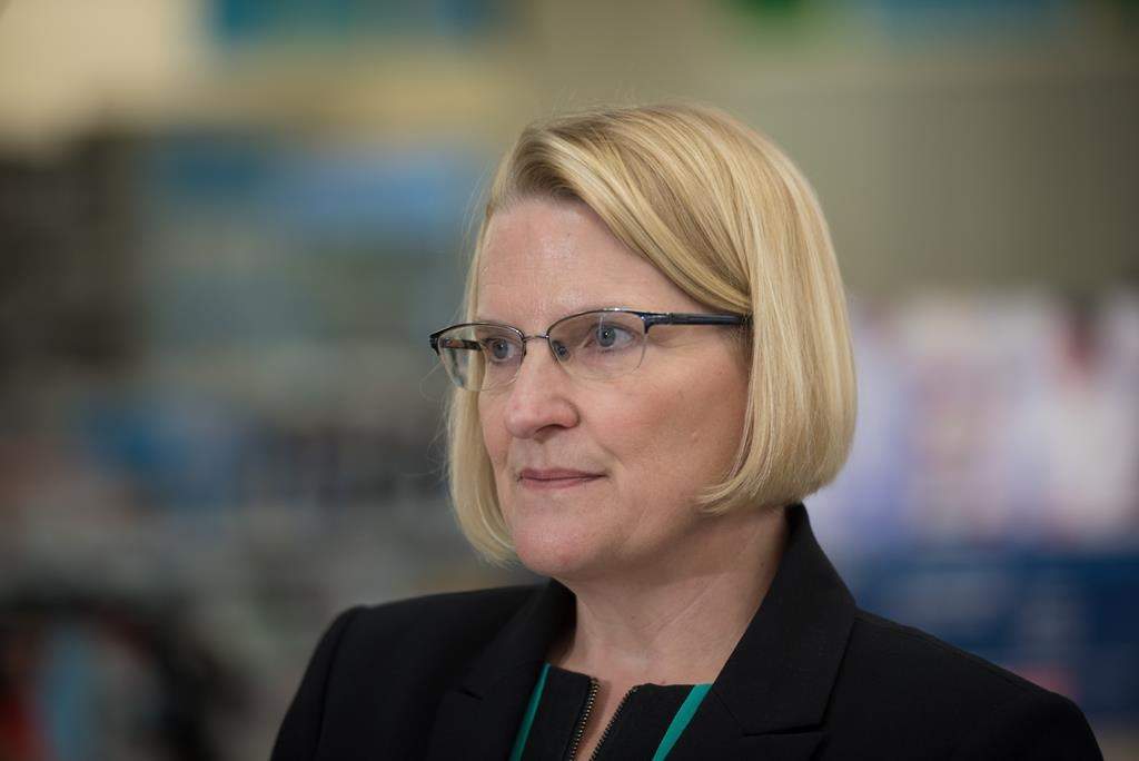 Ontario Health Minister Sylvia Jones attends a press conference in Etobicoke, Ont., on Wednesday, January 11, 2023. <br style="font-style: normal;font-family: Slack-Lato, Slack-Fractions, appleLogo, sans-serif;font-size: 15px" />Jones says the province is looking "closely" at British Columbia's plan to make prescription contraception free. .