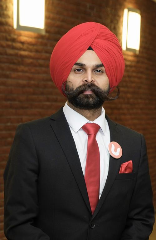 Cape Breton University Students’ Union President Damanpreet Singh is shown in a May 2022 handout photo. Singh says food insecurity has become a concern for many students and the on-campus food bank cannot keep up with demand.