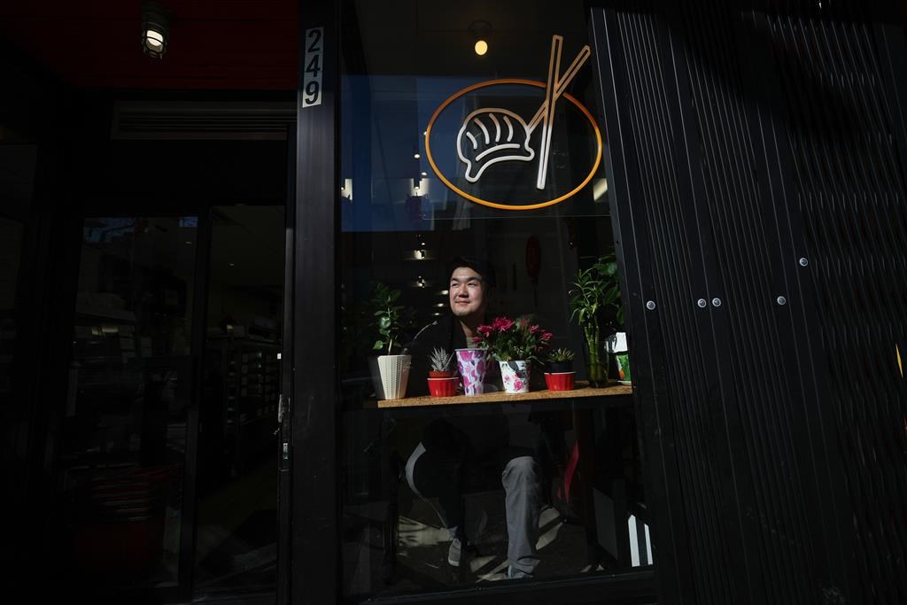 William Liu, a second-generaton co-owner of Kam Wai Dim Sum, poses for a photograph at the business in Chinatown, in Vancouver, on Tuesday, March 28, 2023.