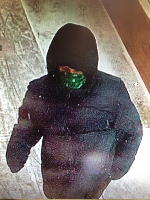 Edmonton police are looking for a suspect in a stabbing on Tuesday, Feb. 28, 2023, 87 Avenue west of 156 Street.