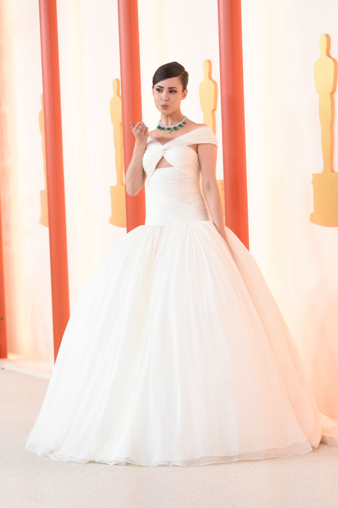 Sofia Carson at the 95th Annual Academy Awards held at Ovation Hollywood on March 12, 2023 in Los Angeles, California.