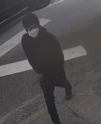 London, Ont. police released this image of a suspect they believe is involved in a stabbing that sent a man to hospital with critical injuries on March 21.