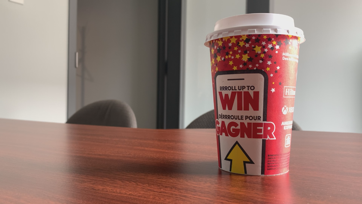 The prize showed up as a $10,000 American Express pre-paid card, but winners have only been offered a $50 Tim Hortons gift card instead.