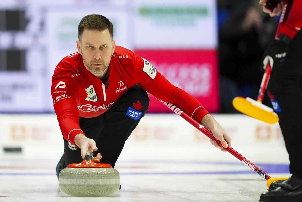 Canadian skip Brad Gushue.
