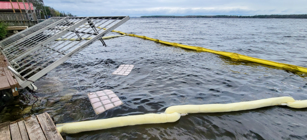 Cleanup continues following a fuel spill on Sturgeon Lake in the City of Kawartha Lakes.